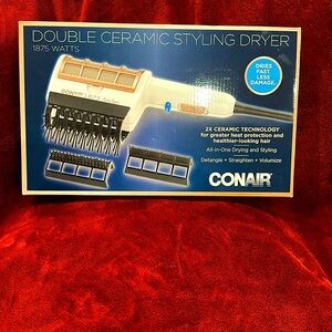 NWT Double Ceramic Styling Dryer for All-in-One Drying and Styling